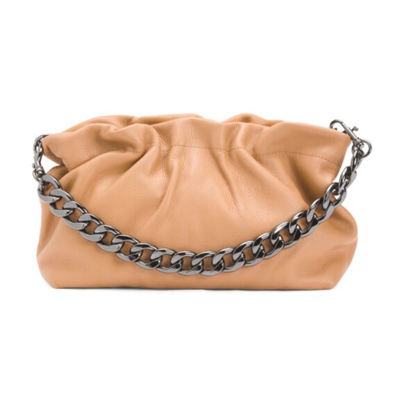 Aimee Kestenberg Handbags - AIMEE KESTENBERG Leather Chain Shoulder Bag